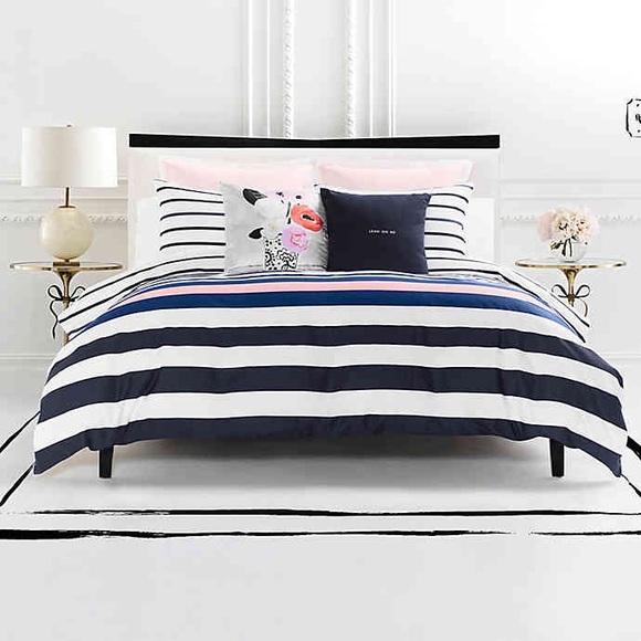 Kate Spade Bedding Chesapeake Stripe King Duvet Set Poshmark